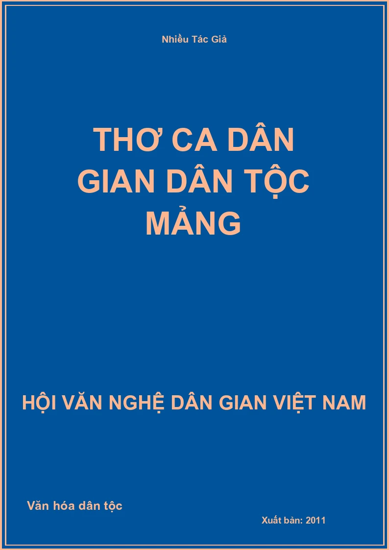 Thơ Ca Dân Gian Dân Tộc Mảng