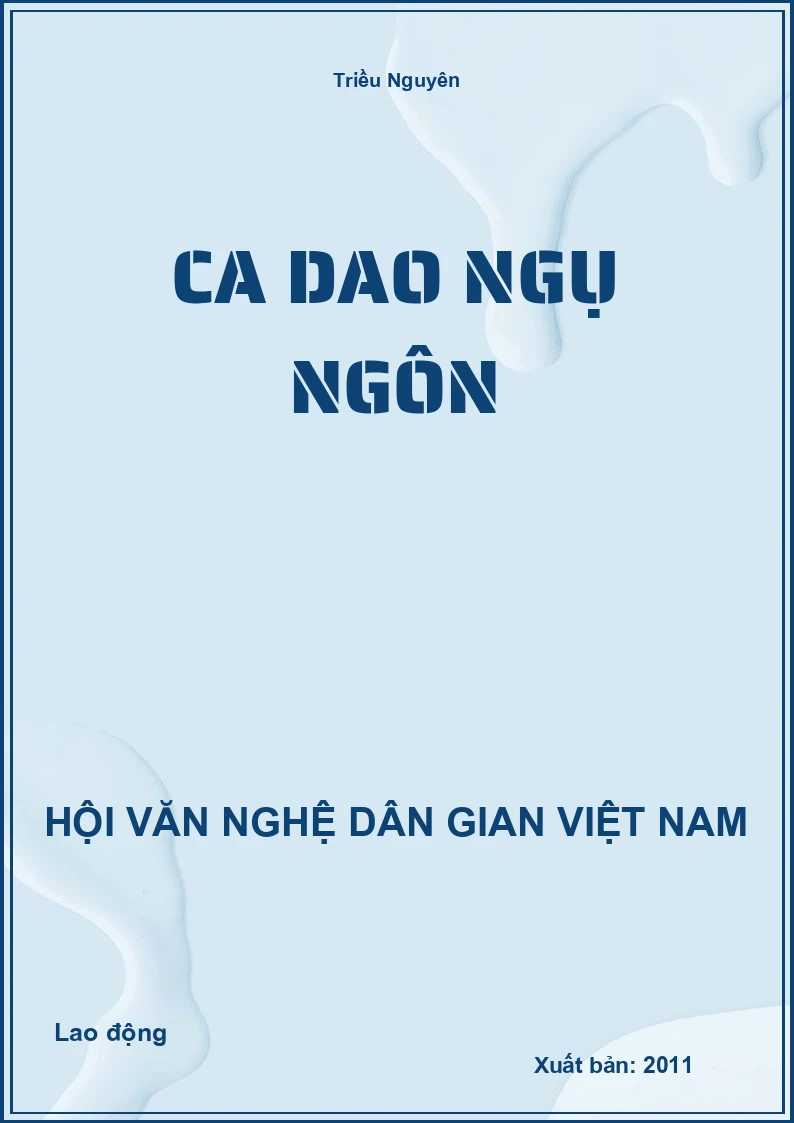 Ca Dao Ngụ Ngôn
