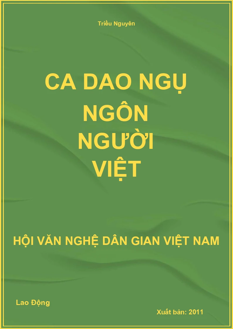 Ca Dao Ngụ Ngôn Người Việt