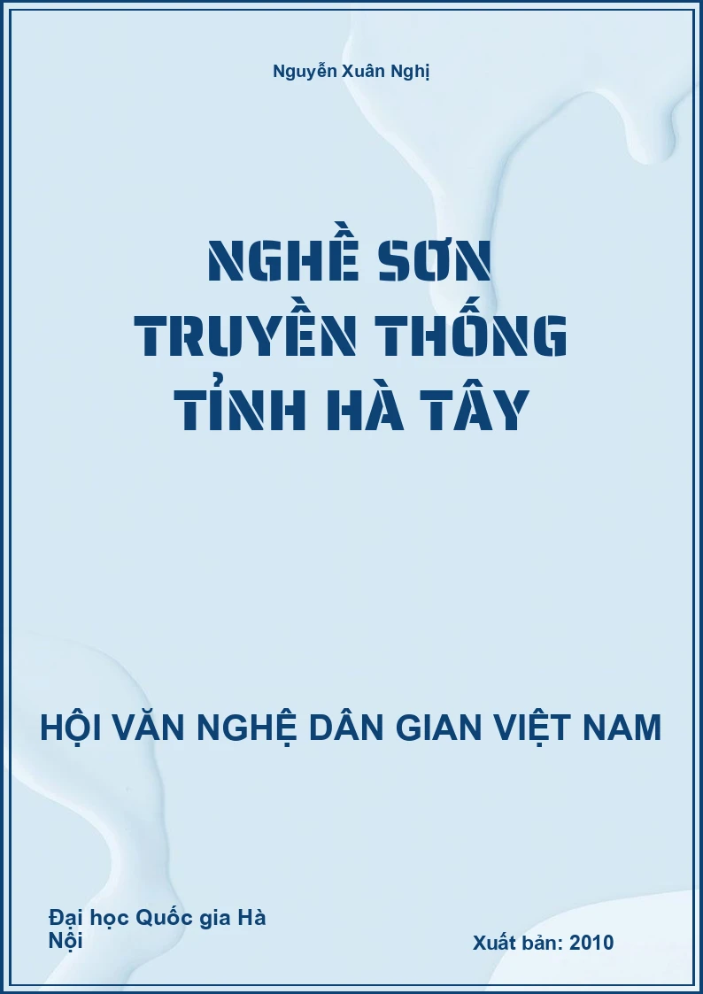 Nghề Sơn Truyền Thống Tỉnh Hà Tây