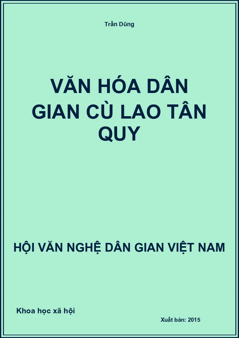 Văn Hóa Dân Gian Cù Lao Tân Quy