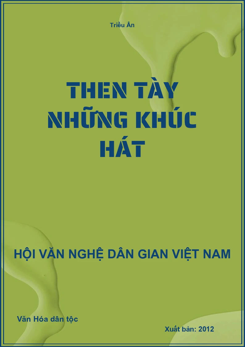 Then Tày Những Khúc Hát