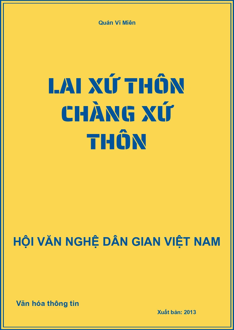 Lai Xứ Thôn Chàng Xứ Thôn