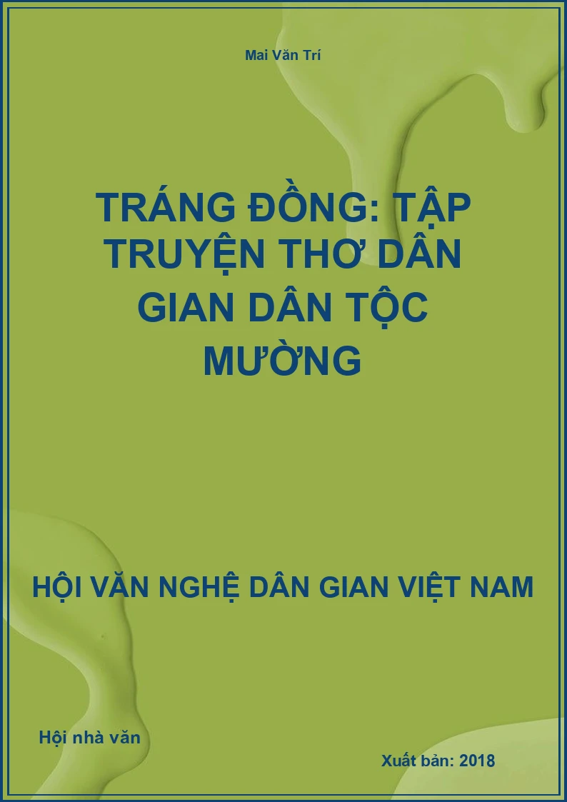 Tráng Đồng: Tập Truyện Thơ Dân Gian Dân Tộc Mường