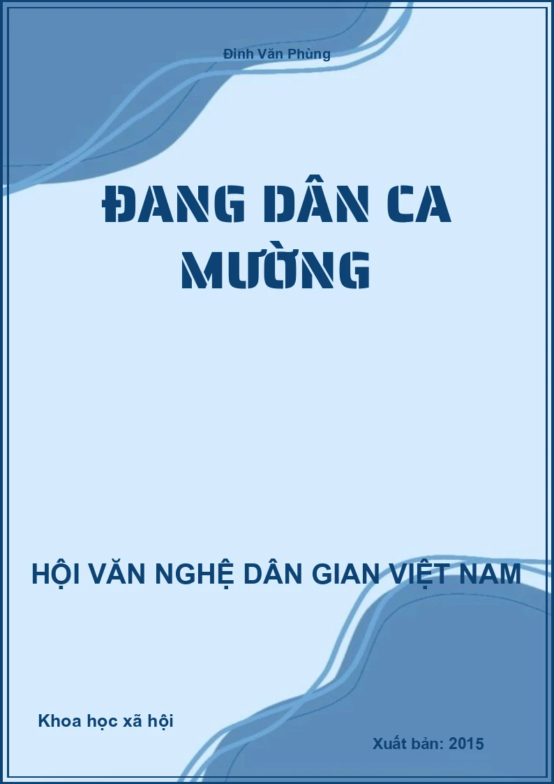 Đang Dân Ca Mường