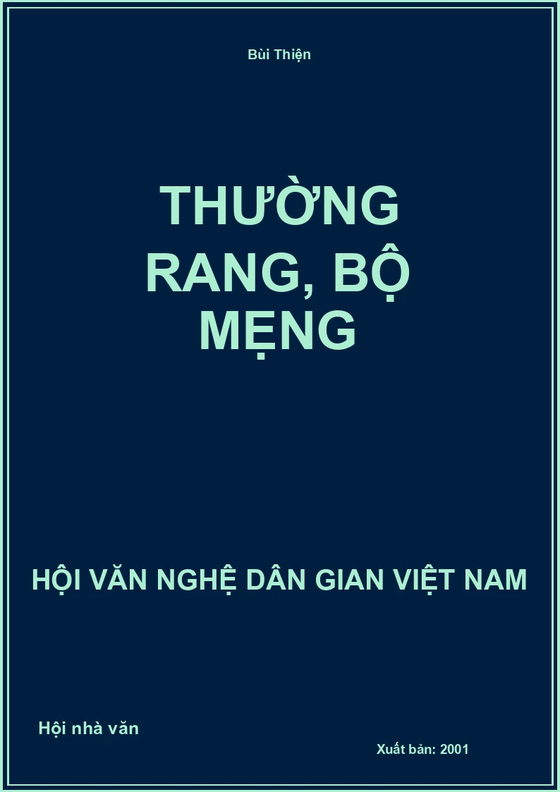 Thường Rang, Bộ Mẹng