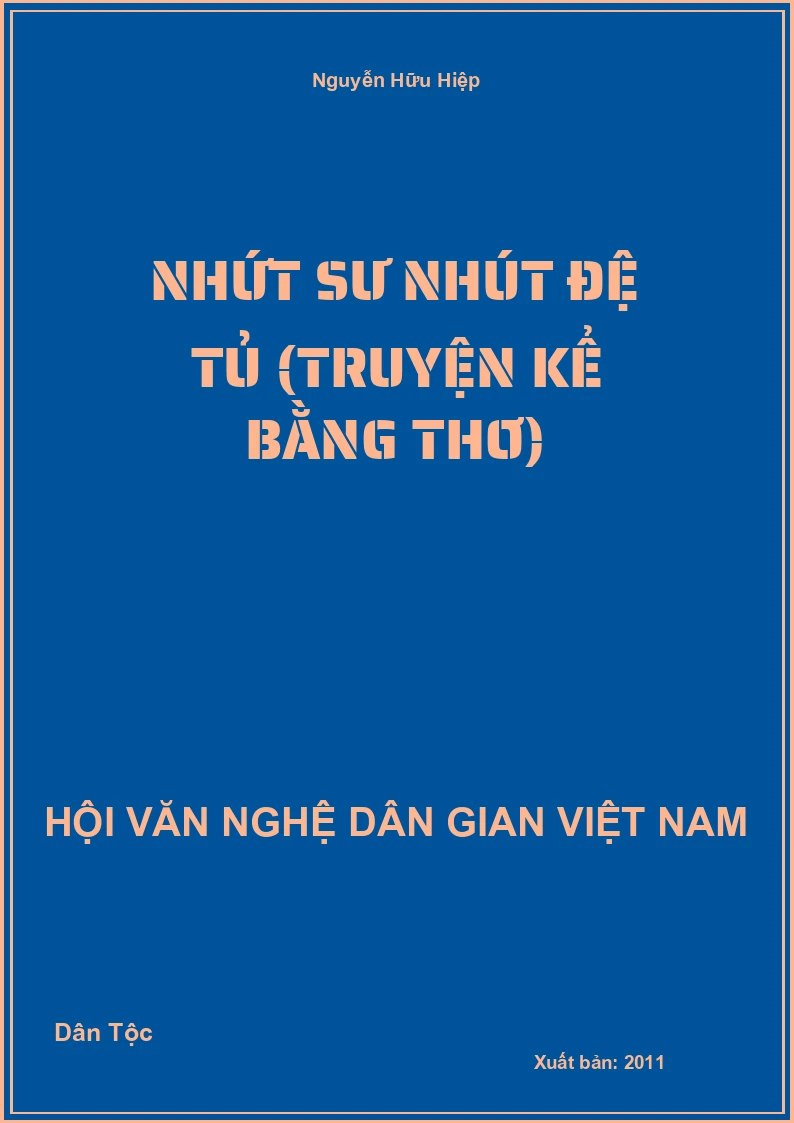 Nhứt Sư Nhút Đệ Tủ (Truyện Kể Bằng Thơ)