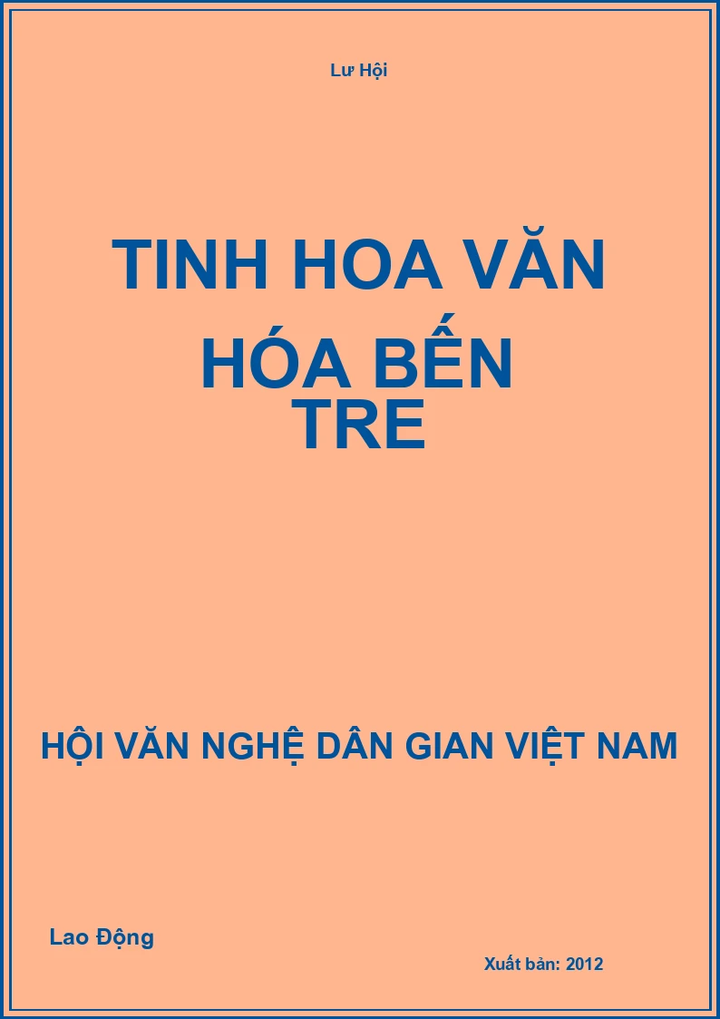 Tinh Hoa Văn Hóa Bến Tre