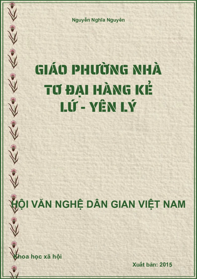 Giáo Phường Nhà Tơ Đại Hàng Kẻ Lứ - Yên Lý