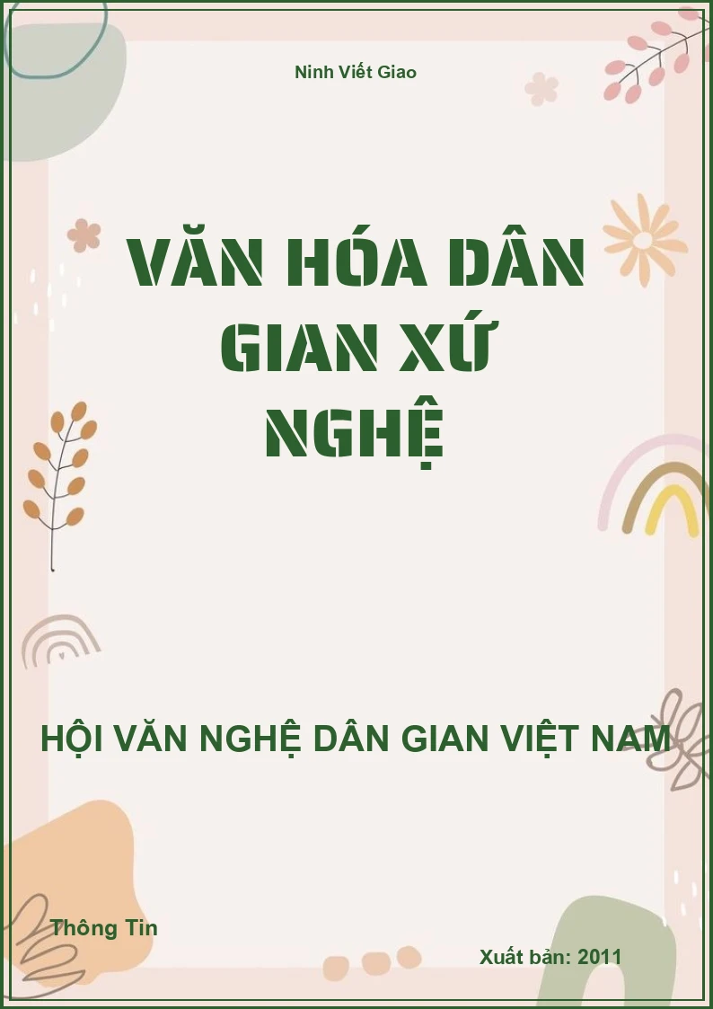 Văn Hóa Dân Gian Xứ Nghệ