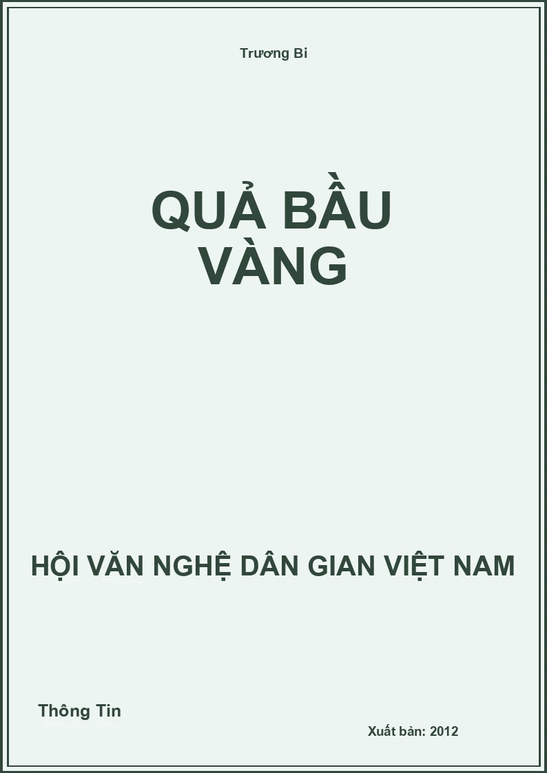 Quả Bầu Vàng