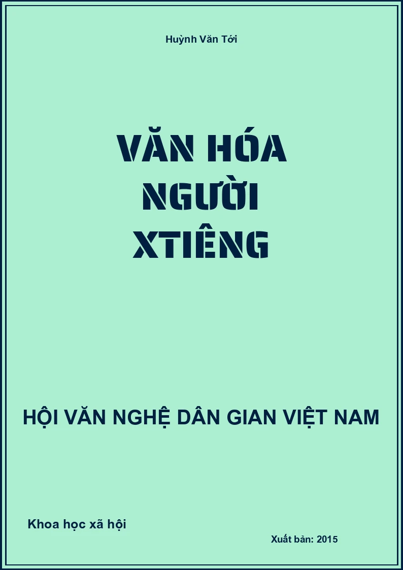 Văn Hóa Người Xtiêng