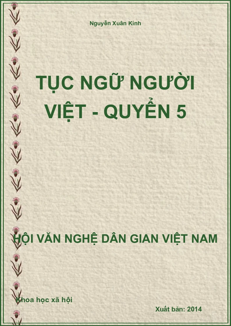 Tục Ngữ Người Việt - Quyển 5