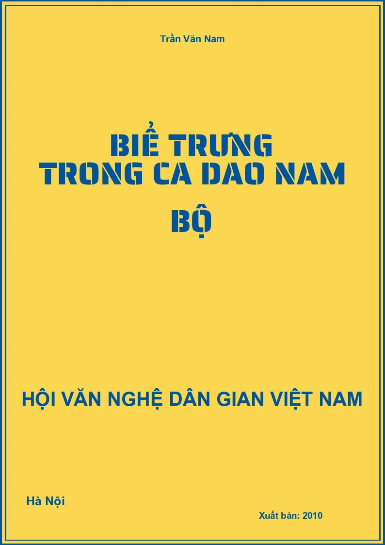 Biể Trưng Trong Ca Dao Nam Bộ