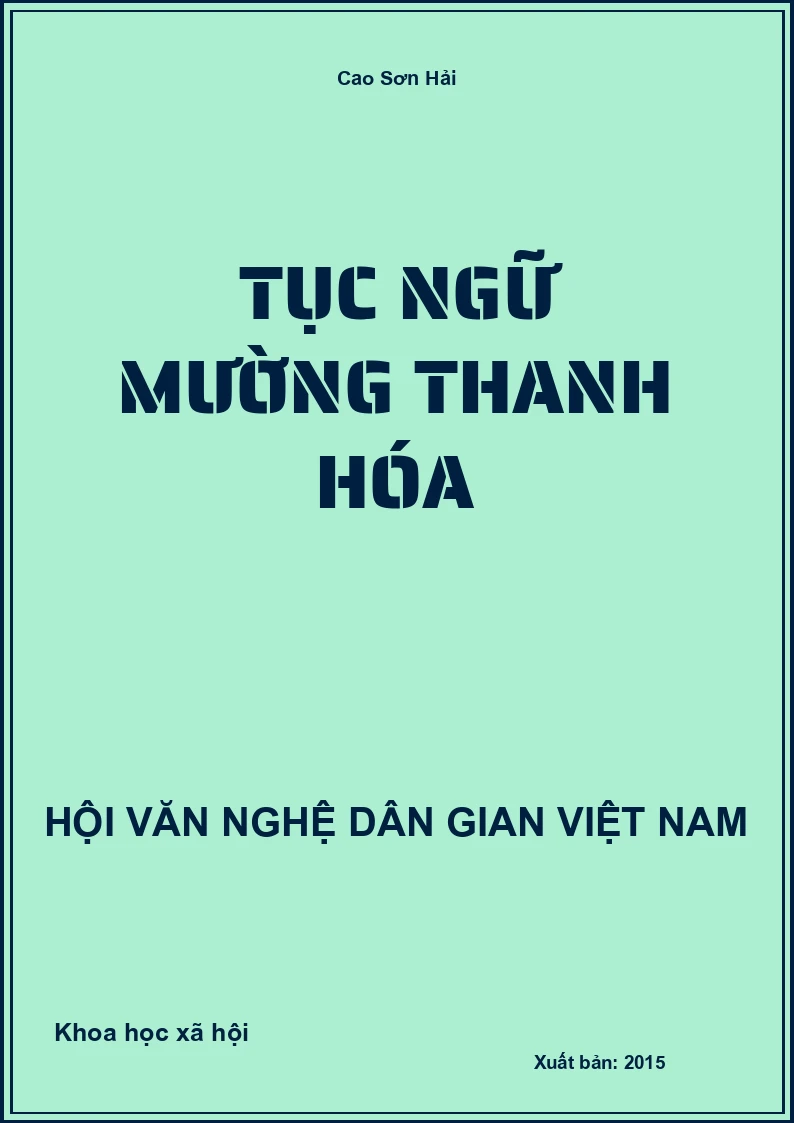 Tục Ngữ Mường Thanh Hóa