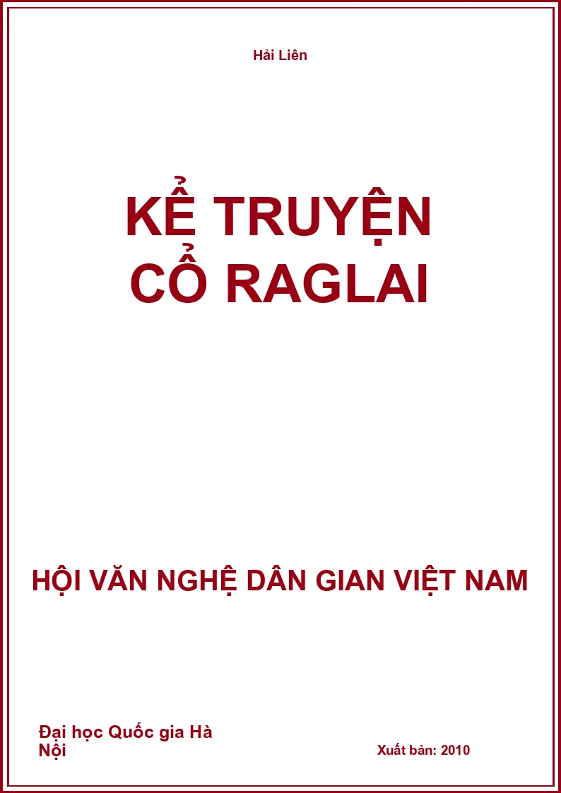 Kể Truyện Cổ Raglai