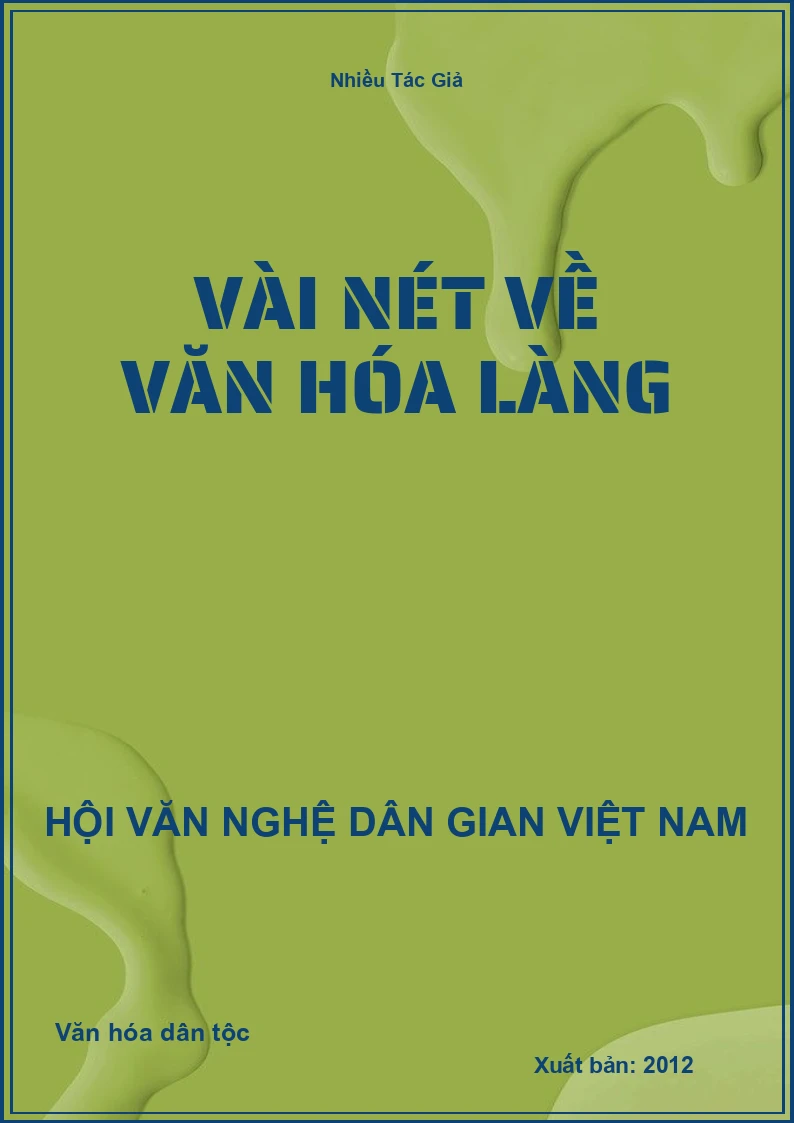 Vài Nét Về Văn Hóa Làng