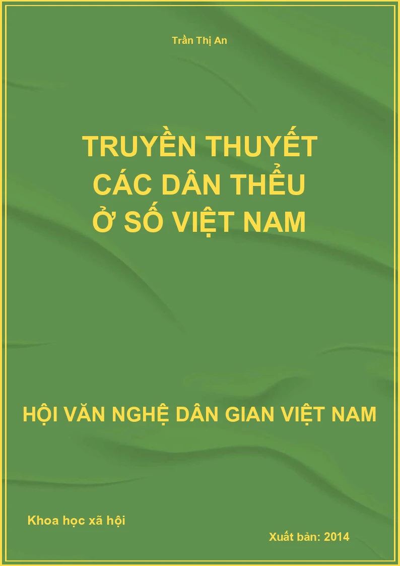 Truyền Thuyết Các Dân Thểu Ở Số Việt Nam
