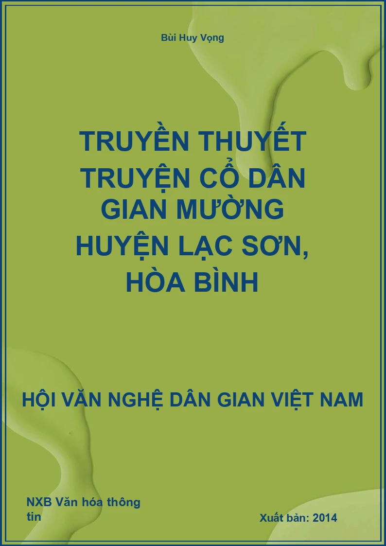 Truyền Thuyết Truyện Cổ Dân Gian Mường Huyện Lạc Sơn, Hòa Bình