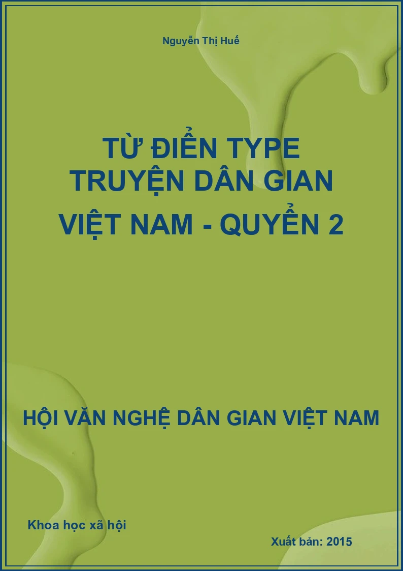 Từ Điển Type Truyện Dân Gian Việt Nam - Quyển 2