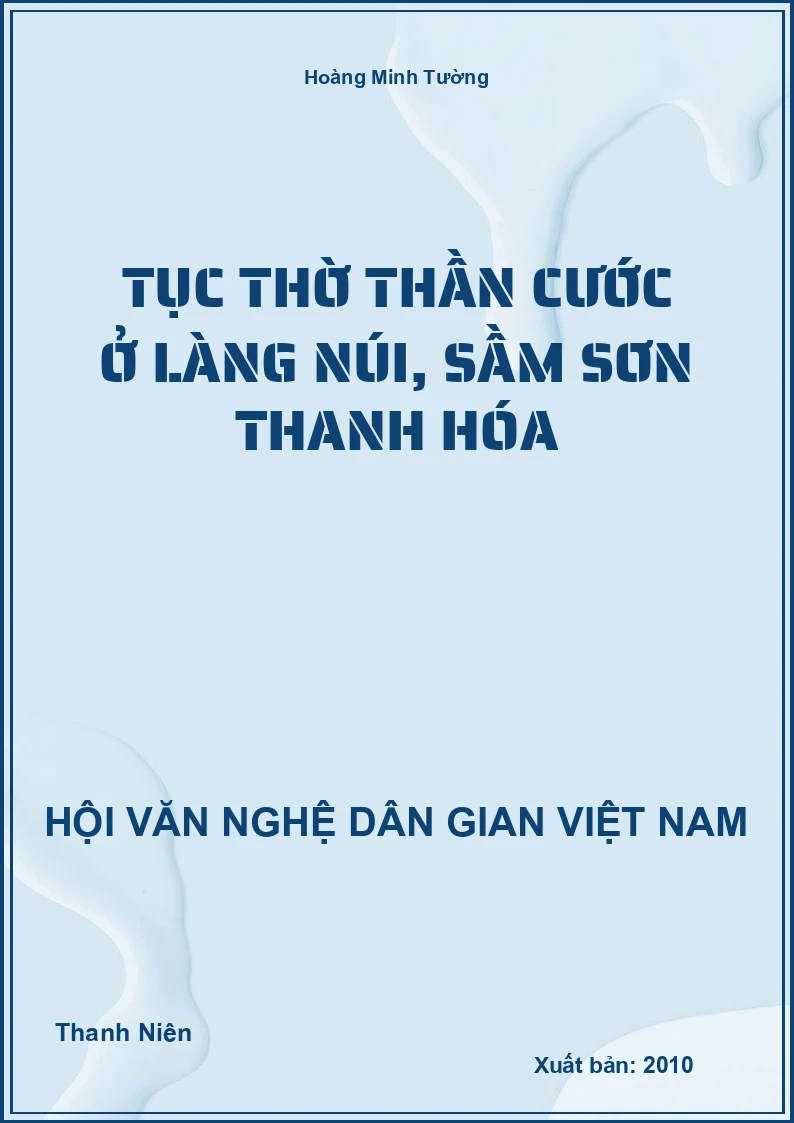 Tục Thờ Thần Cước Ở Làng Núi, Sầm Sơn Thanh Hóa