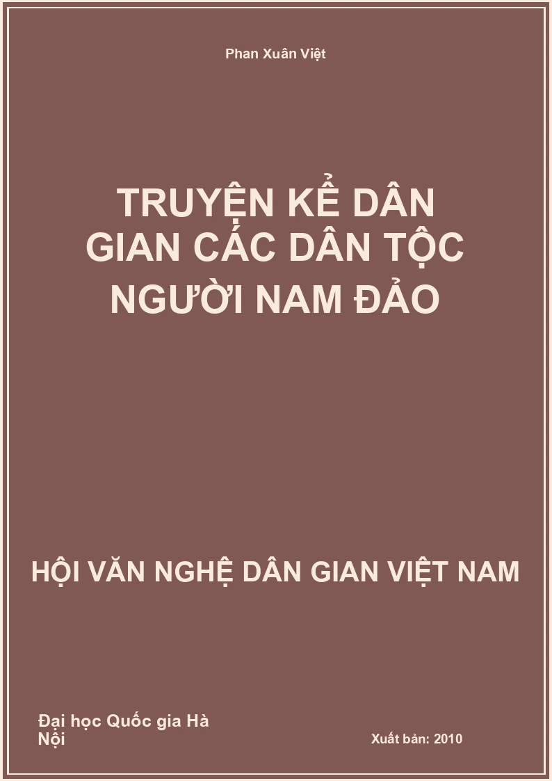 Truyện Kể Dân Gian Các Dân Tộc Người Nam Đảo