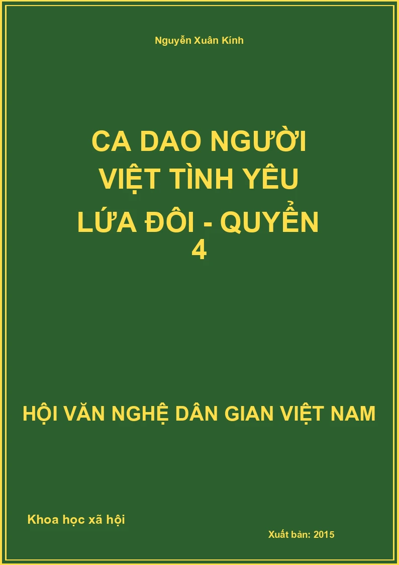 Ca Dao Người Việt Tình Yêu Lứa Đôi - Quyển 4