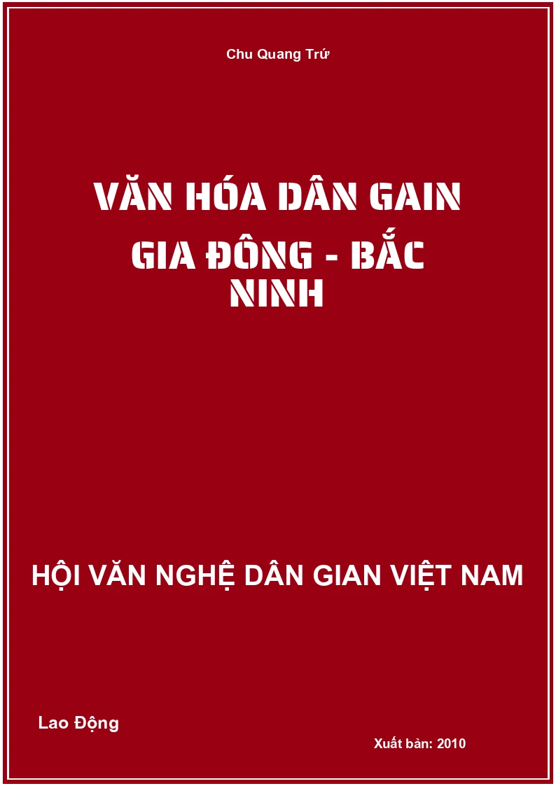 Văn Hóa Dân Gain Gia Đông - Bắc Ninh