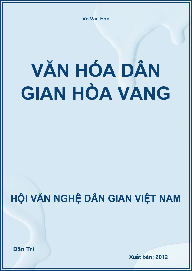 Văn Hóa Dân Gian Hòa Vang