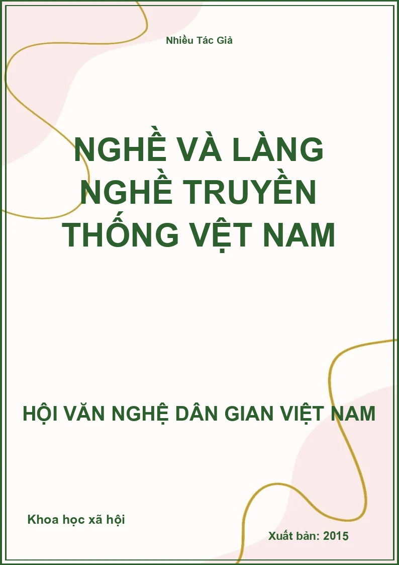 Nghề Và Làng Nghề Truyền Thống Vệt Nam