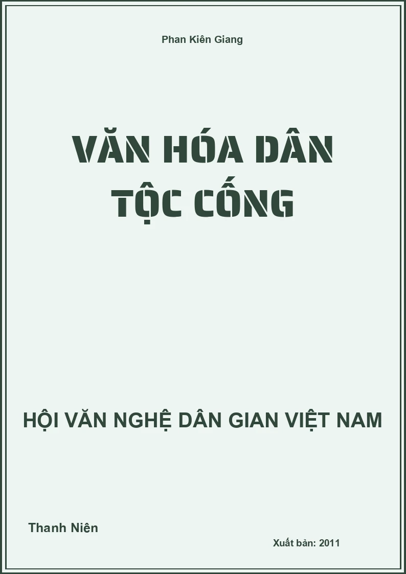 Văn Hóa Dân Tộc Cống
