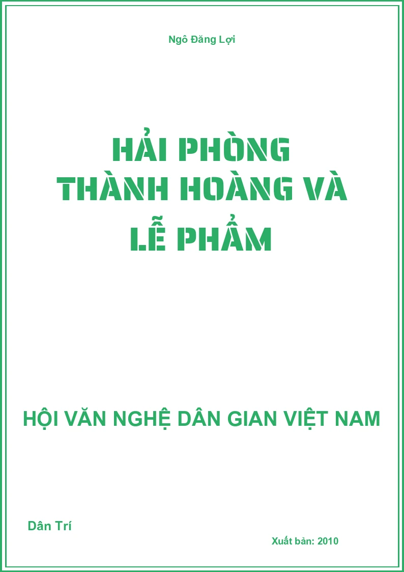 Hải Phòng Thành Hoàng Và Lễ Phẩm