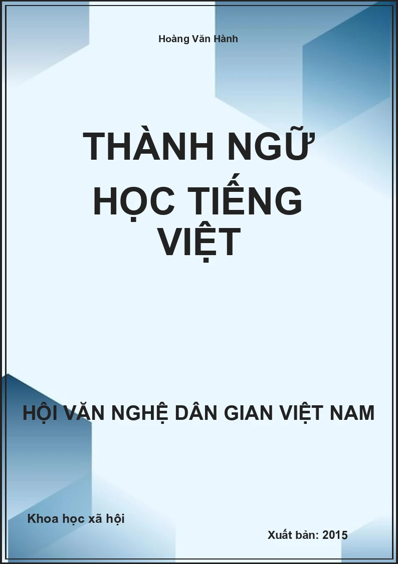 Thành Ngữ Học Tiếng Việt