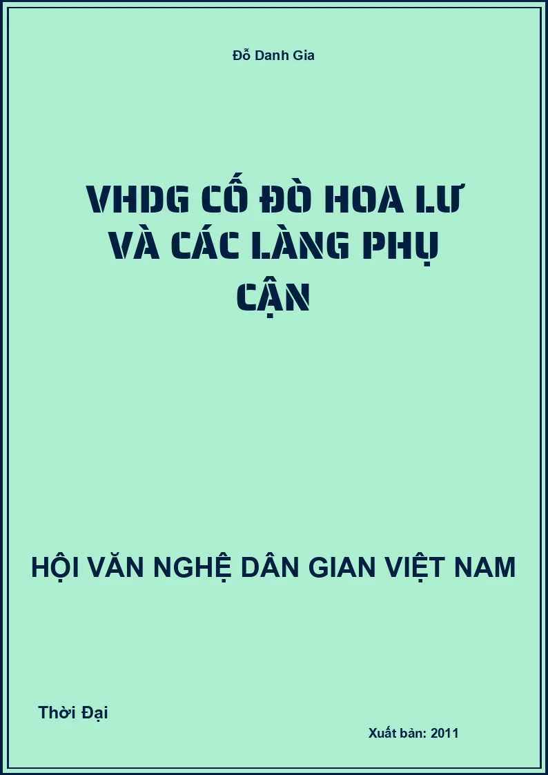 Văn Hóa Dân Gian Cố Đò Hoa Lư Và Các Làng Phụ Cận