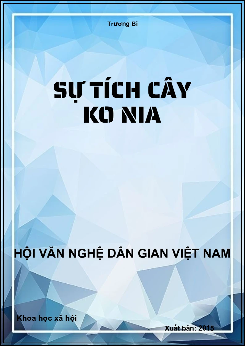 Sự Tích Cây Ko Nia