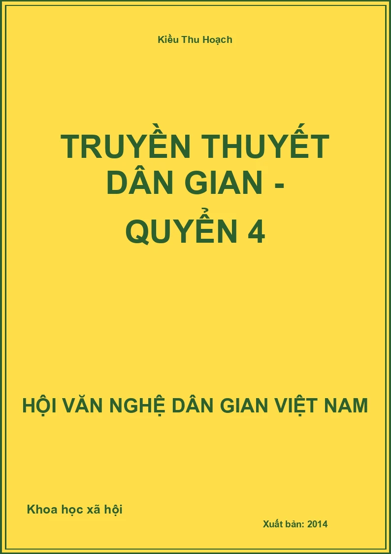 Truyền Thuyết Dân Gian - Quyển 4