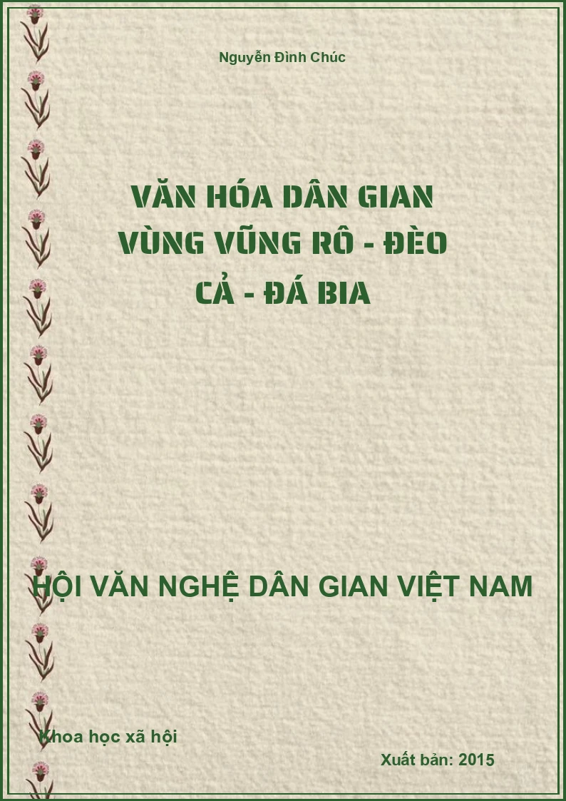 Văn Hóa Dân Gian Vùng Vũng Rô - Đèo Cả - Đá Bia