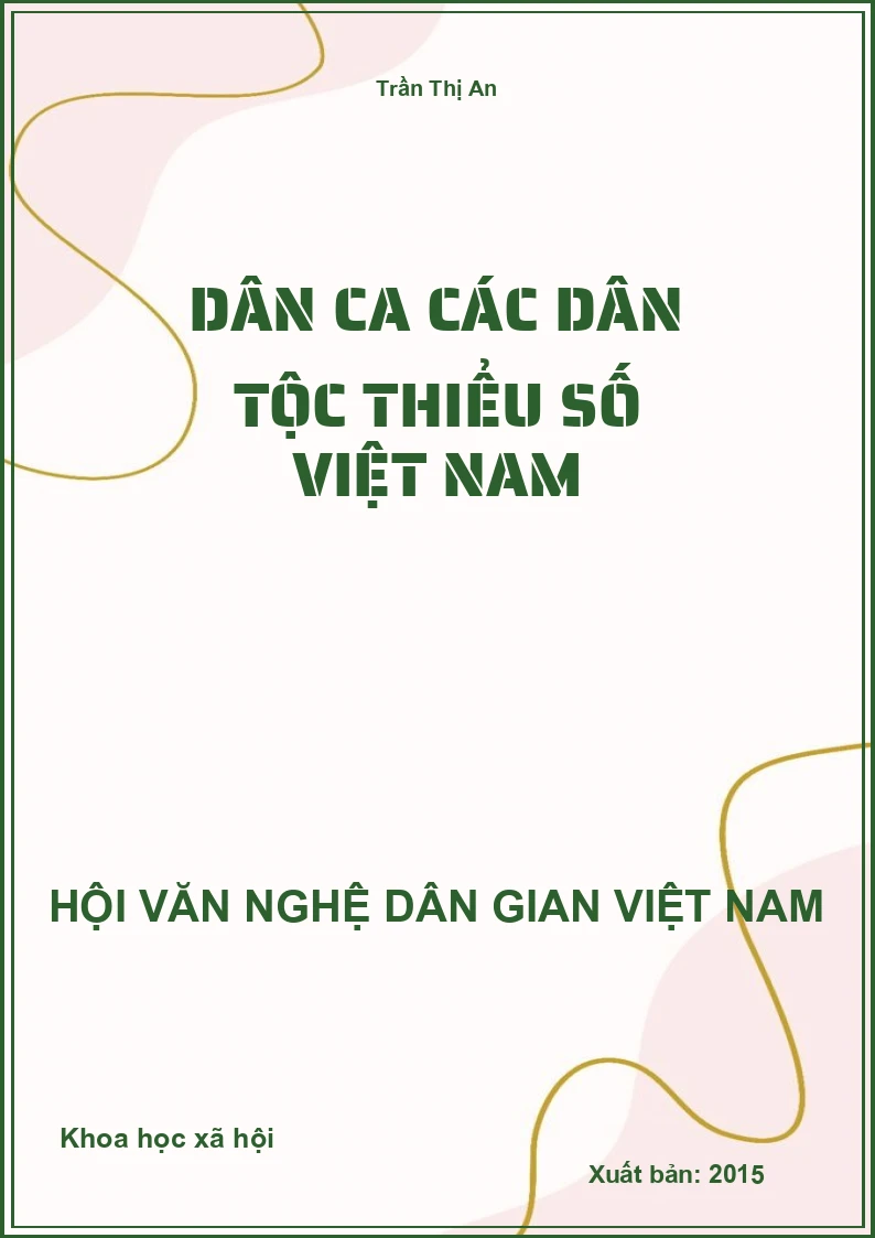 Dân Ca Các Dân Tộc Thiểu Số Việt Nam