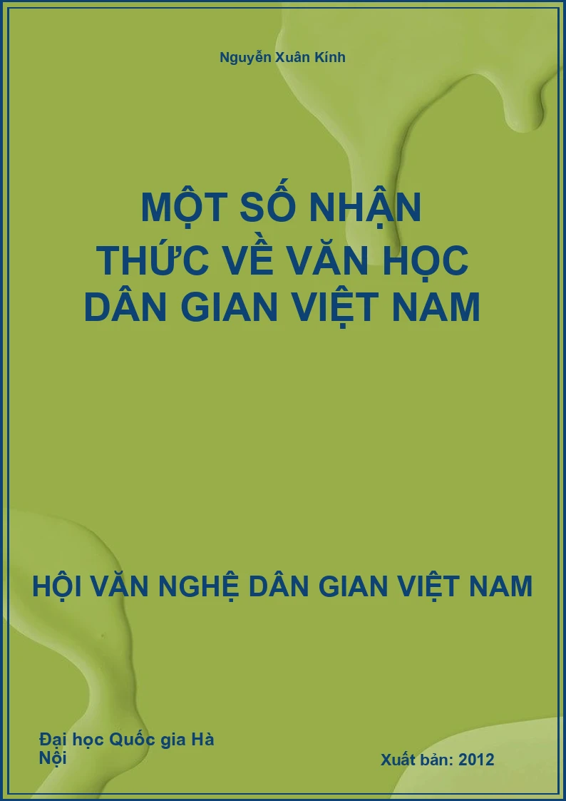 Một Số Nhận Thức Về Văn Học Dân Gian Việt Nam