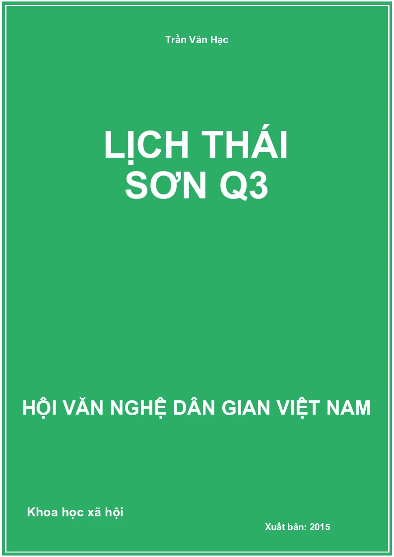 Lịch Thái Sơn Q3