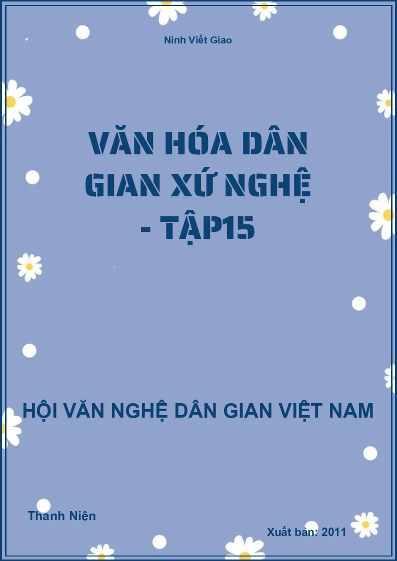 Văn Hóa Dân Gian Xứ Nghệ - Tập15