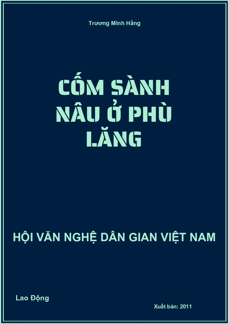 Cốm Sành Nâu Ở Phù Lăng