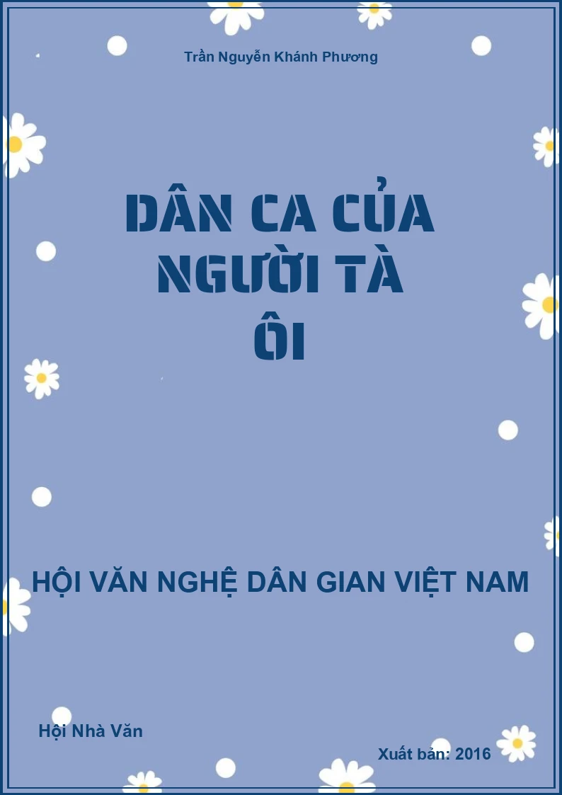 Dân Ca Của Người Tà Ôi