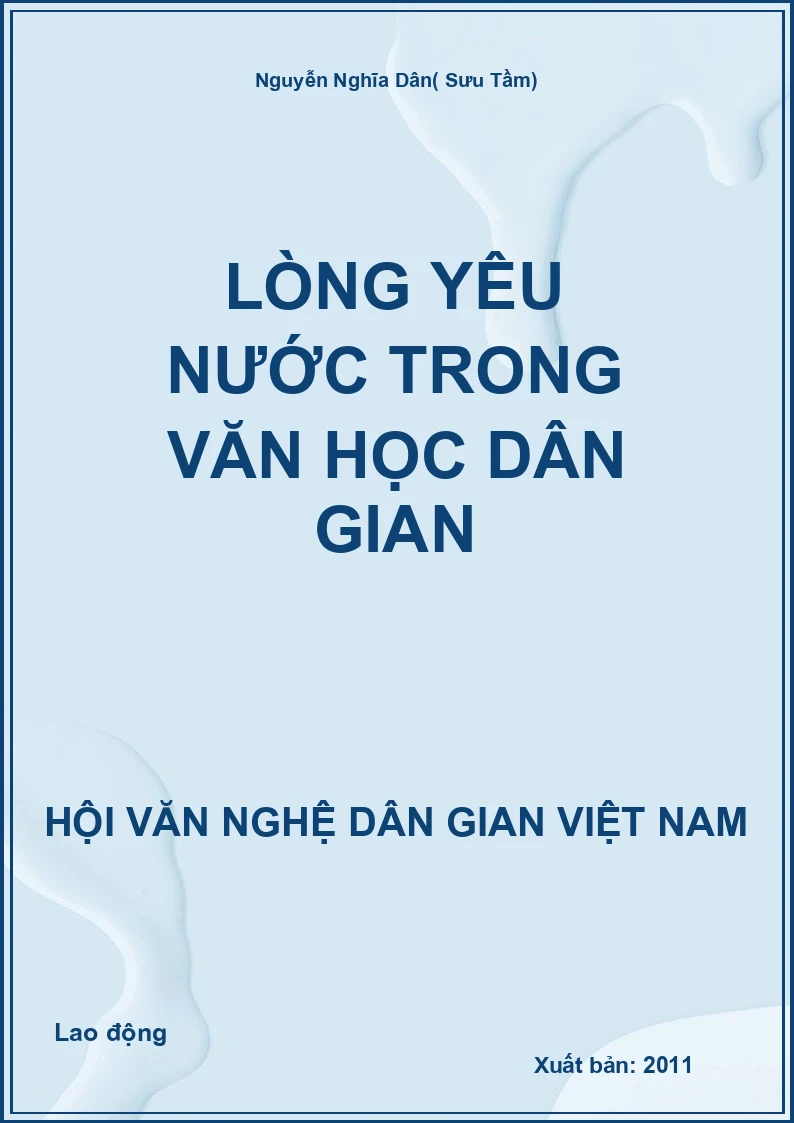 Lòng Yêu Nước Trong Văn Học Dân Gian