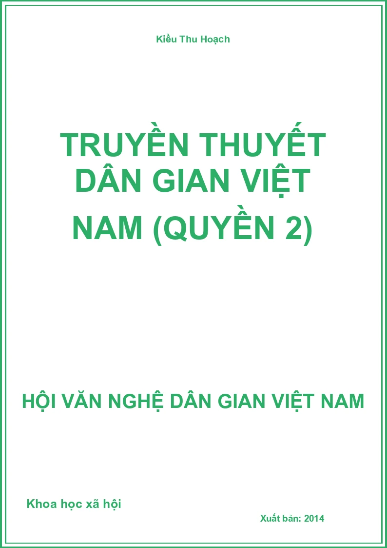 Truyền Thuyết Dân Gian Việt Nam - Quyển 2