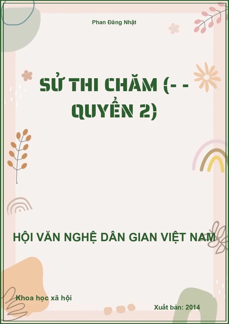 Sử Thi Chăm - Quyển 2