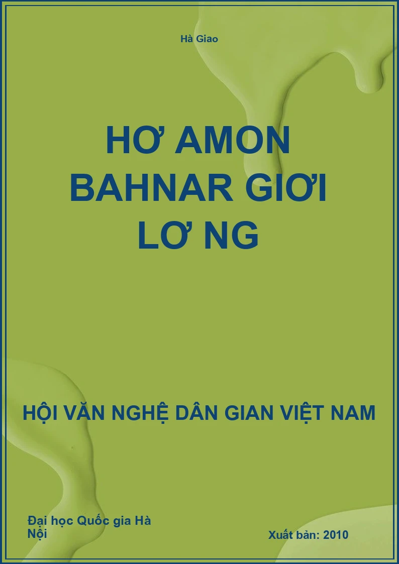 Hơ Amon Bahnar Giơi Lơ Ng