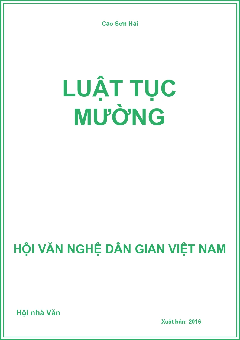 Luật Tục Mường