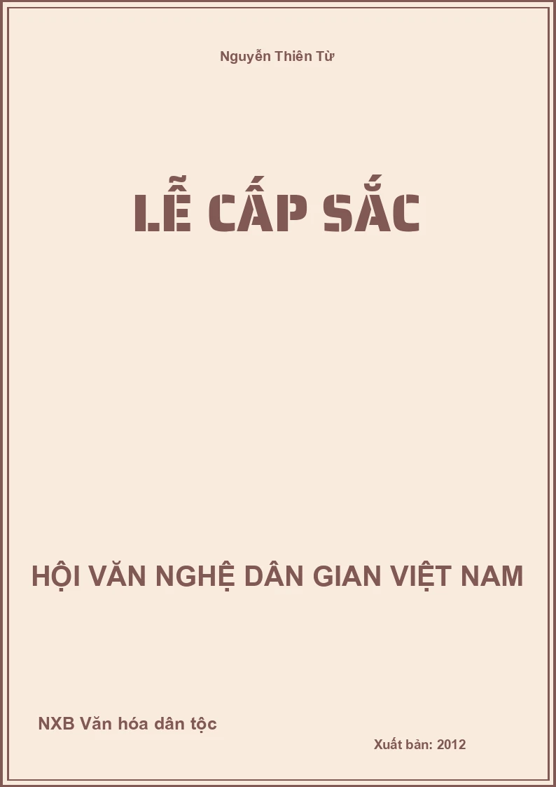 Lễ Cấp Sắc