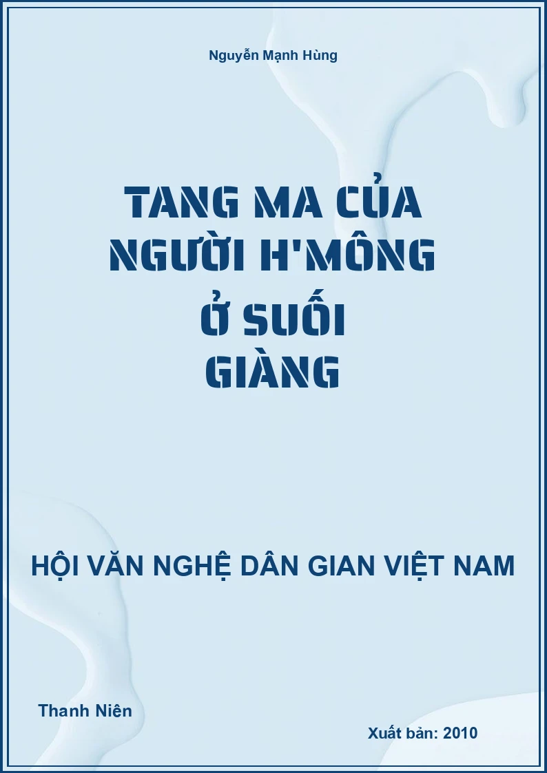 Tang Ma Của Người H'Mông Ở Suối Giàng